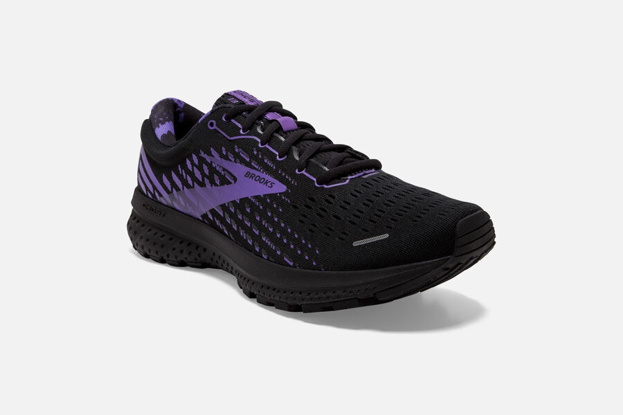 Brooks Running Shoes Mens Black/Purple - Ghost 13 Road - 3896-NVXHU